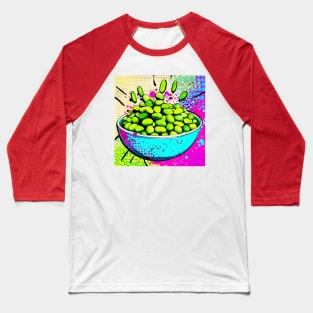 Edamame Pop Art Baseball T-Shirt